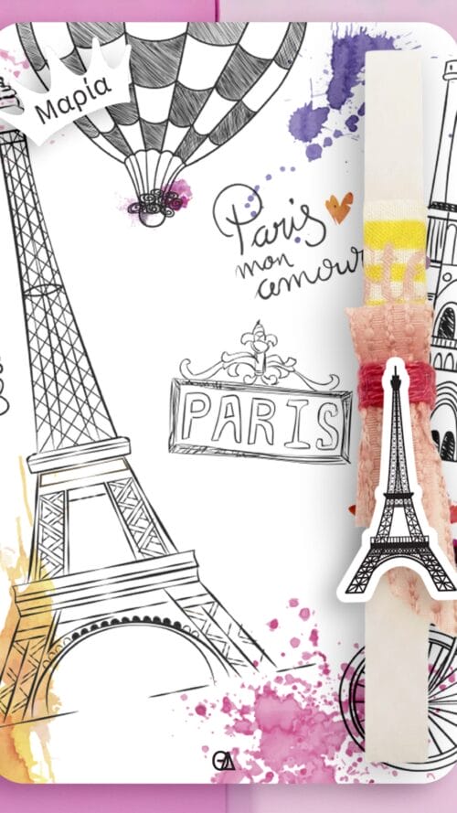 Ξύλινη λαμπάδα Paris