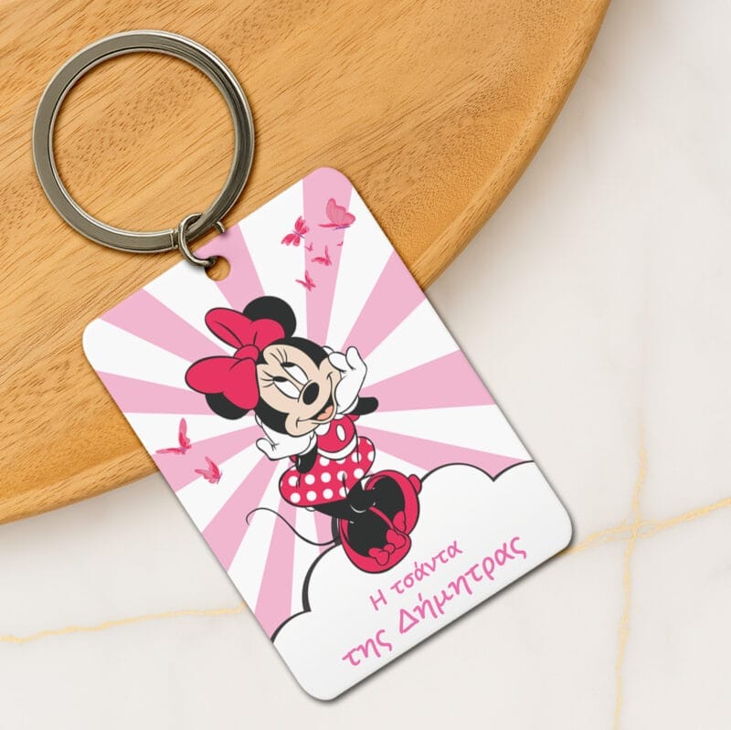 Ξύλινο μπρελόκ minnie