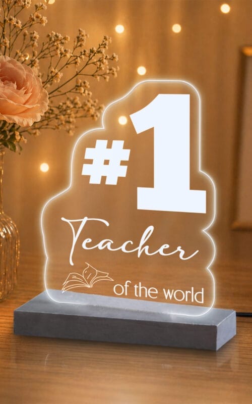 Φωτιστικό plexiglass #1 teacher