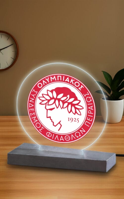 Φωτιστικό plexiglass Ολυμπιακός
