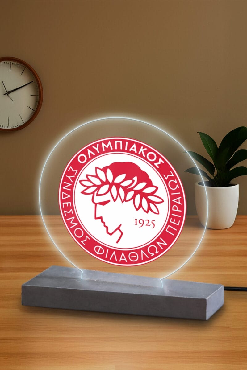 Φωτιστικό plexiglass Ολυμπιακός