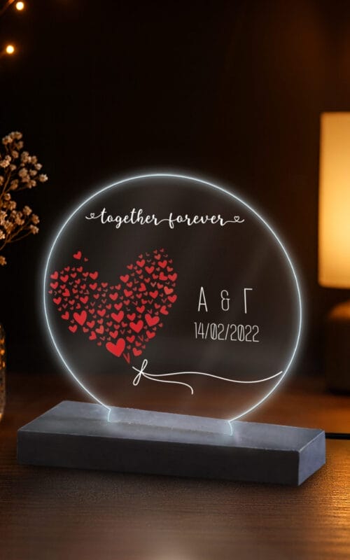 Φωτιστικό Plexiglass Together Forever