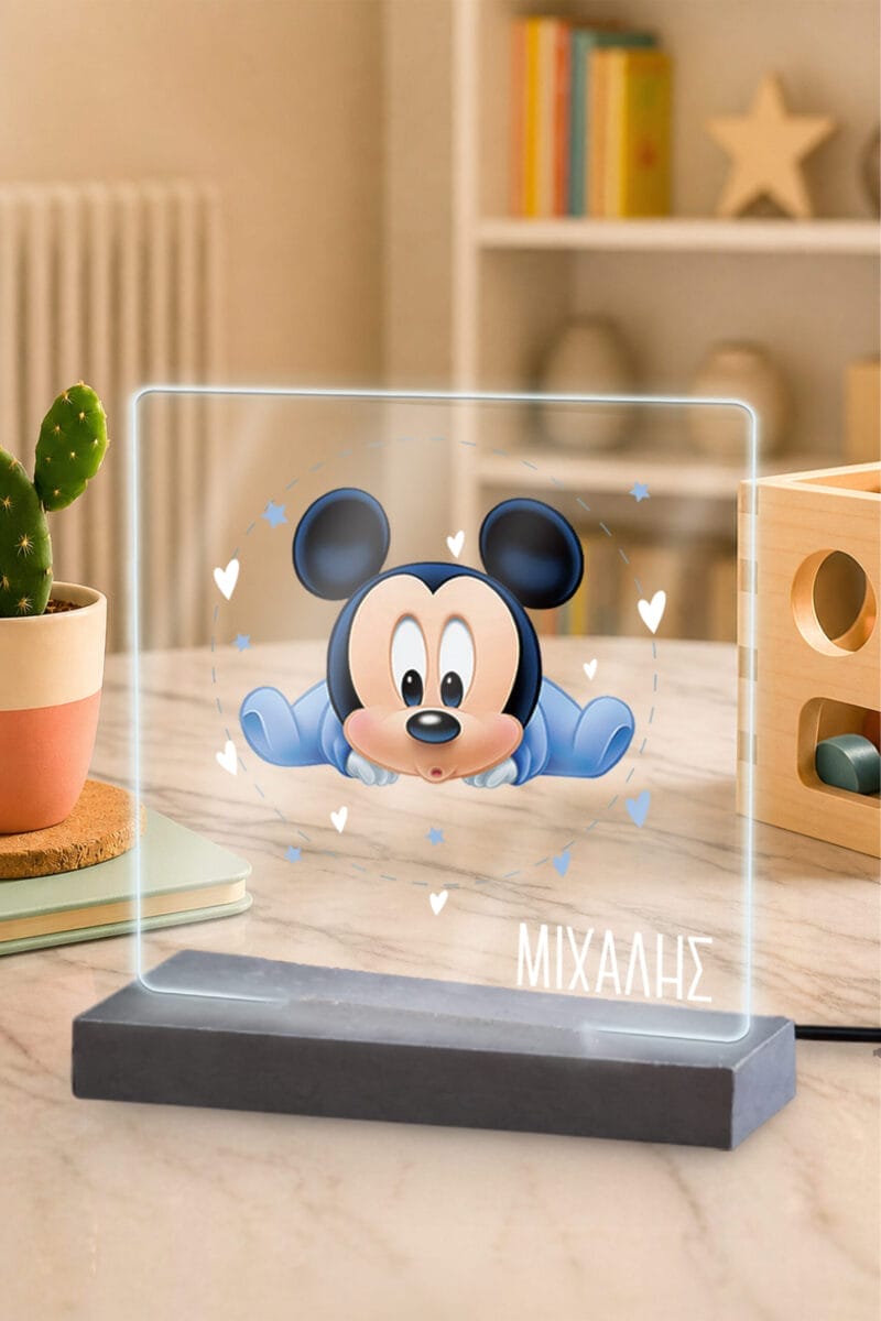 Φωτιστικό Plexiglass Mickey