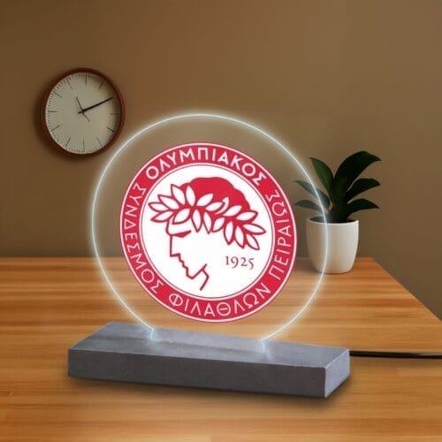 Φωτιστικό plexiglass Ολυμπιακός