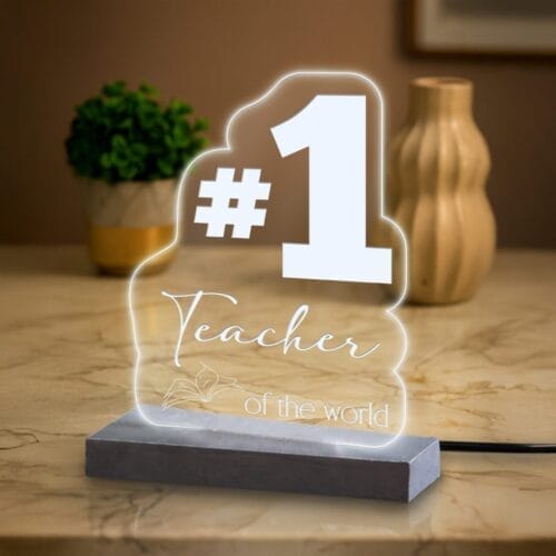Φωτιστικό plexiglass #1 teacher