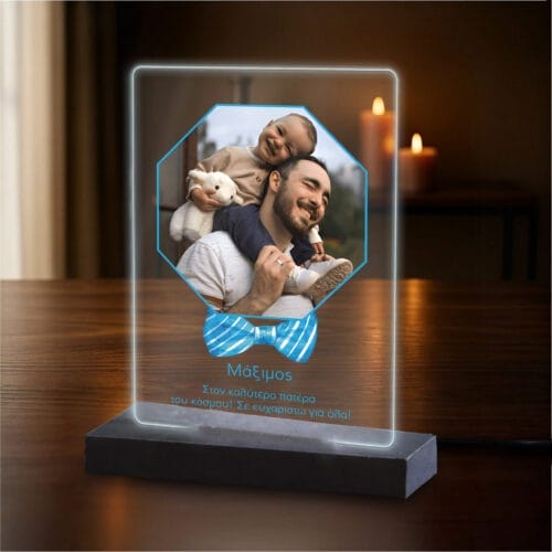 Φωτιστικό plexiglass μπαμπάς παπιγιόν