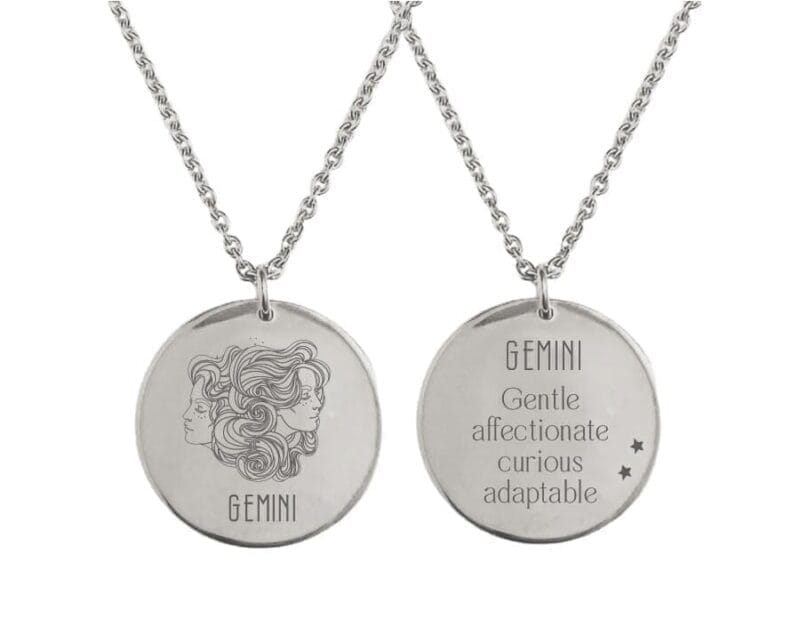 Κολιέ Gemini 2 όψεων