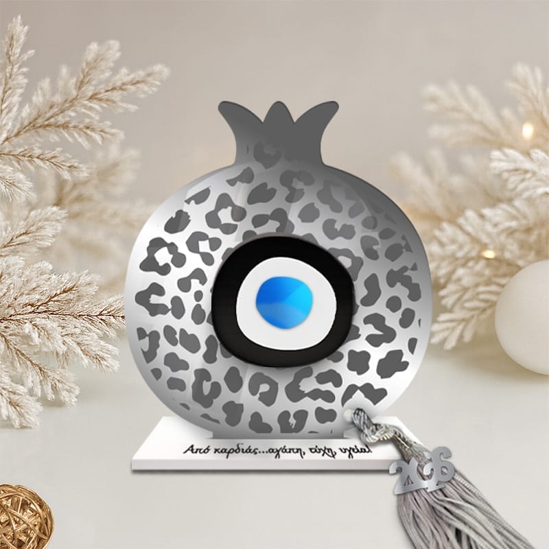 Γούρι ρόδι silver animal 2