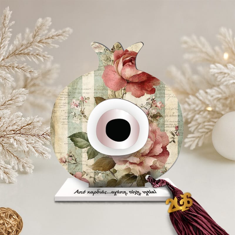 Γούρι ρόδι Floral