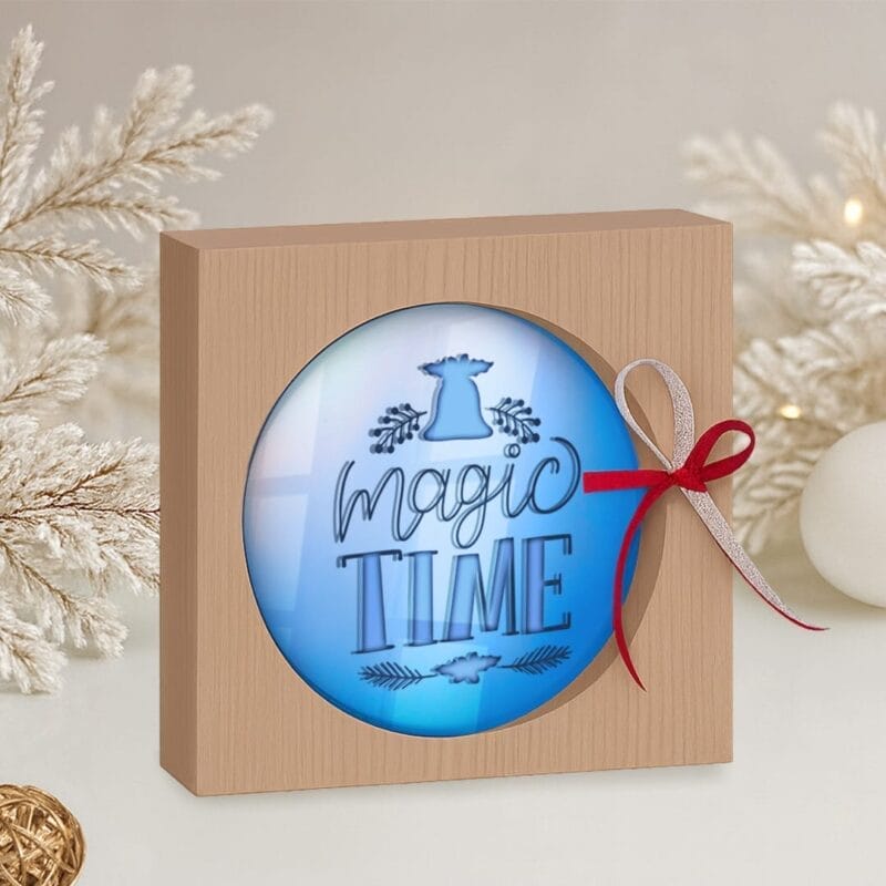 Κάδρο μπλε Μagic Time